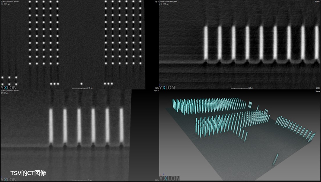 TSV硅通孔CT图